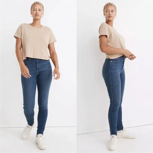 Madewell Coronet Wash 10" High Rise Skinny Jeans Women's Size 25